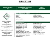 112 Day Conventional Non-GMO Hybrid Seed Corn DIRECT 7112 