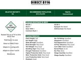 116 Day Conventional Non-GMO Hybrid Seed Corn DIRECT 8116 