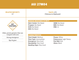 2.7 Maturity GT-1 Glyphosate Herbicide-tolerant Soybean Seed AGI-27M04 